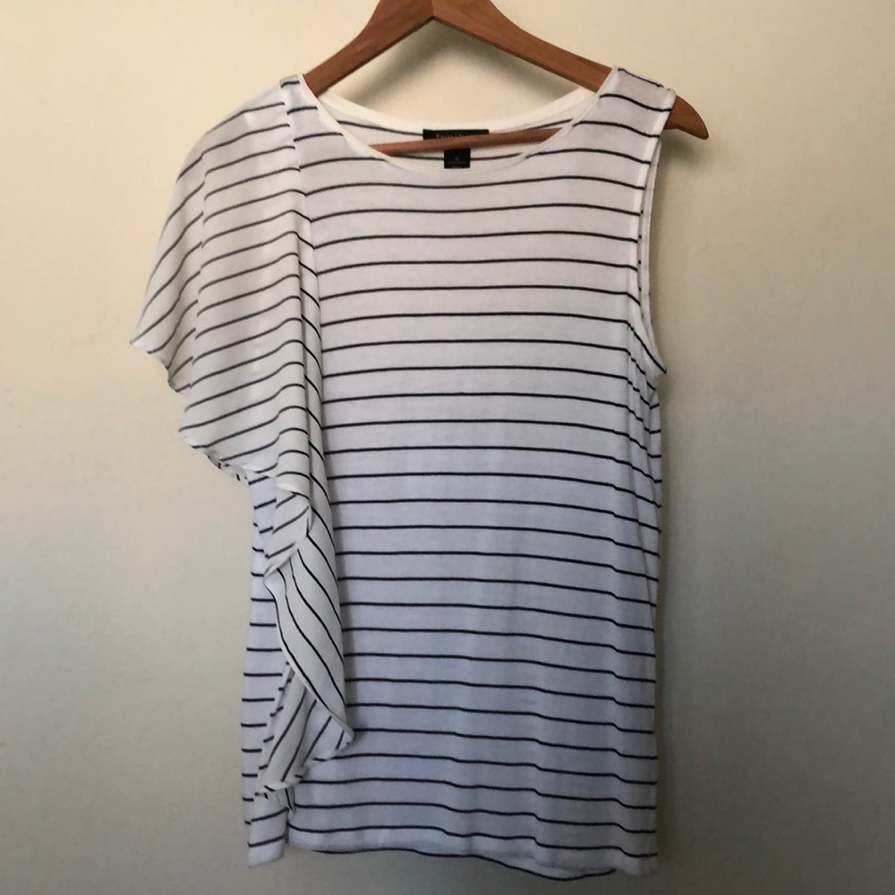 WHBM butterfly sleeve tank